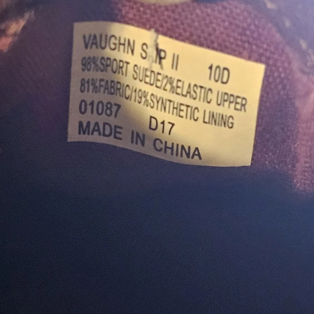 Polo Ralph Lauren Vaughn Shoes - Men's Size 10 - Burgundy Suede Slip-On Sneakers